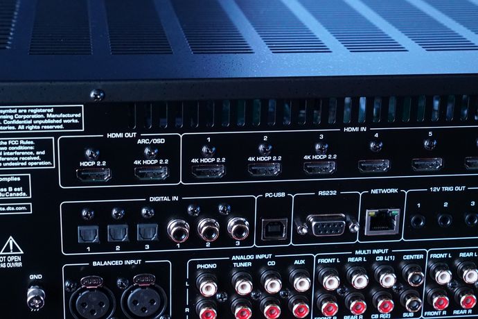 Rotel RAP-1580 MK2 Rückseite