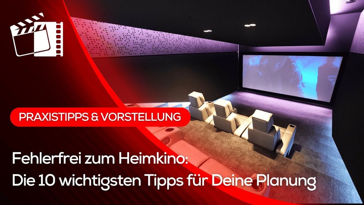 Fehlerfrei zum perfekten Heimkino: 10 Tipps für Deine Planung - aus der Erfahrung von Takeoff Media